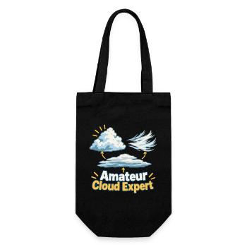 Amateur Cloud Expert  - Geschenkbeutel für Flaschen - Schwarz - Vorne