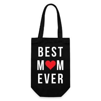 Best Mom Ever - Sac à bouteille - noir - Devant