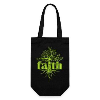 Foi Arbre Espoir Motivation Forêt Symbole icône - Sac à bouteille - noir - Devant