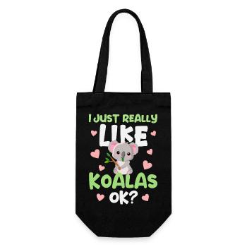 Koala Koala Ours - Sac à bouteille - noir - Devant
