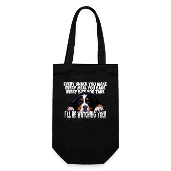 Bernese mountain dog - Gift Bag for Bottles - black - Front