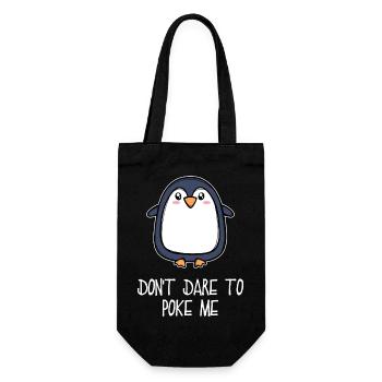 Antarctica Animal Cute Penguin Seabird Statement - Gift Bag for Bottles - black - Front