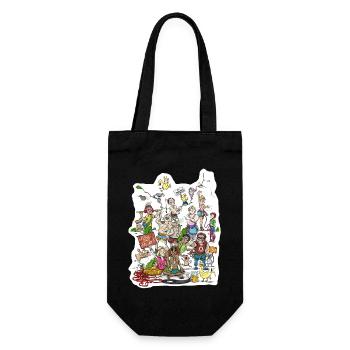 Diversity Klemmkleil Cover 2022 - Gift Bag for Bottles - black - Front