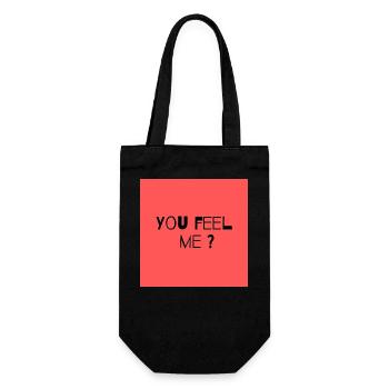 You feel me ? - Sac à bouteille - noir - Devant