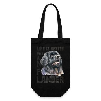Newfoundlander - Gift Bag for Bottles - black - Front