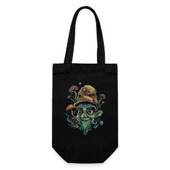 Trippy Goblin - Geschenkbeutel für Flaschen - Schwarz - Vorne