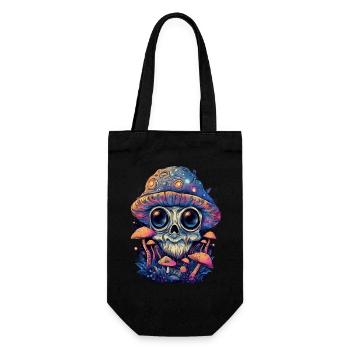 Trippy Goblin - Geschenkbeutel für Flaschen - Schwarz - Vorne