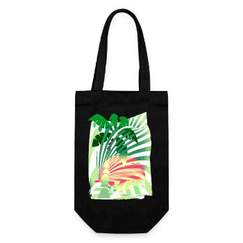 Palm Sun Vacances d’été - Sac à bouteille - noir - Devant