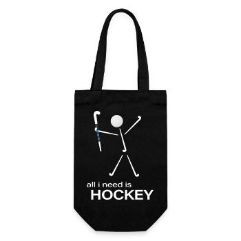 Mascotte de hockey sur gazon légendaire du hockey sur gazon - Sac à bouteille - noir - Devant