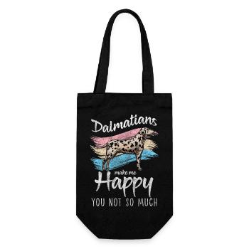 Dog breed paws points animal lover - Gift Bag for Bottles - black - Front