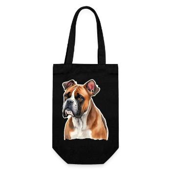 Boxer - Geschenkbeutel für Flaschen - Schwarz - Vorne