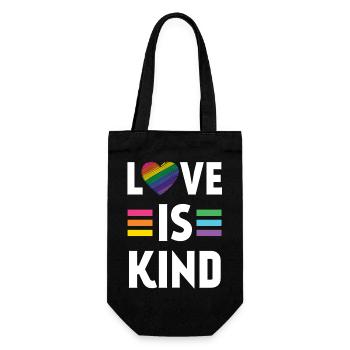 Mois de la fierté LGBT - Love is Kind - Sac à bouteille - noir - Devant