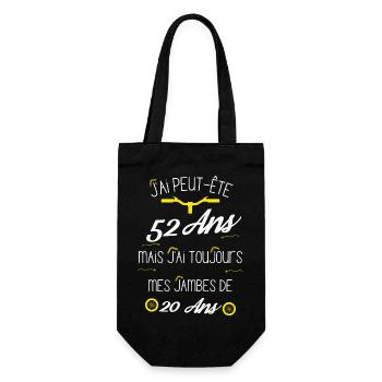 52 Ans avec des jambes de 20 Ans - Sac à bouteille - noir - Devant