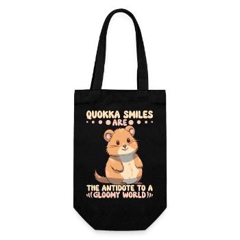 Le rire quokka est l'antidote - Sac à bouteille - noir - Devant
