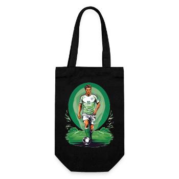 Soccer Match - Gift Bag for Bottles - black - Front