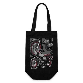 S51 (Tuning) // Illustration - Geschenkbeutel für Flaschen - Schwarz - Vorne