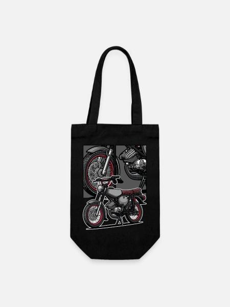 S51 (Tuning) // Illustration - Geschenkbeutel für Flaschen - Schwarz