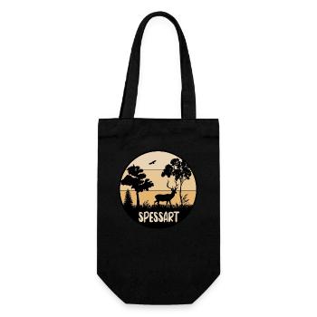 Spessart - Geschenkbeutel für Flaschen - Schwarz - Vorne