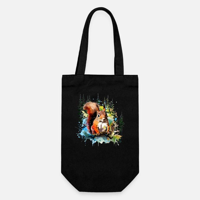 Ecureuil - Sac à bouteille - noir