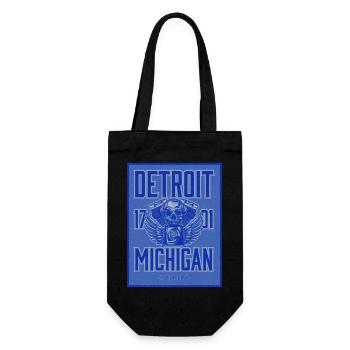 Aile de crâne de Detroit Motor City - Sac à bouteille - noir - Devant