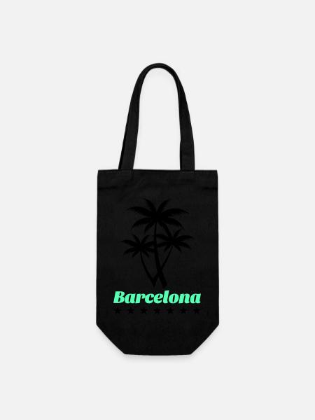 Barcelona - Gift Bag for Bottles - black