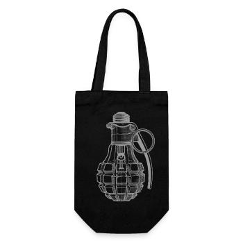 Bulb - Gift Bag for Bottles - black - Front