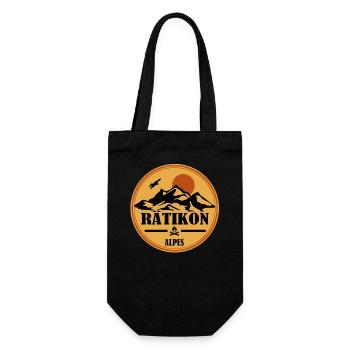 Rätikon - Gift Bag for Bottles - black - Front