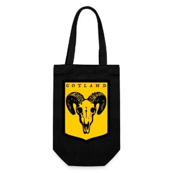 Gotland - Gift Bag for Bottles - black - Front