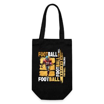 Joueur de football américain USA America Sports Gold - Sac à bouteille - noir - Devant