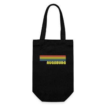 Augsburg - Geschenkbeutel für Flaschen - Schwarz - Vorne