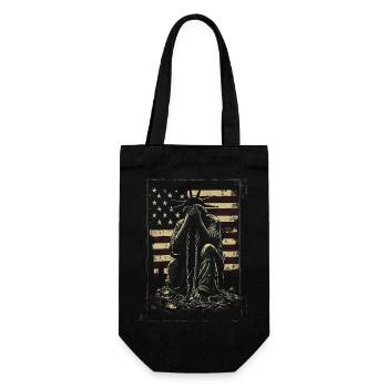 Provocative Usa Custom Design - Gift Bag for Bottles - black - Front