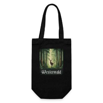 Westerwald - Gift Bag for Bottles - black - Front