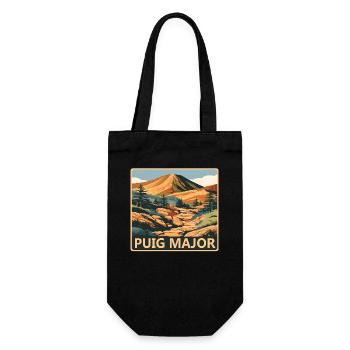 Puig Major, Mallorca - Gift Bag for Bottles - black - Front