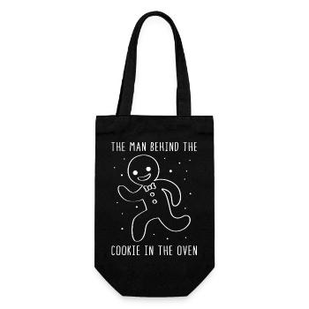 Fathers-to-be Dad-to-be - Gift Bag for Bottles - black - Front