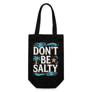 L’ambiance de la plage ne soit pas salée Design - Sac à bouteille - noir - Devant