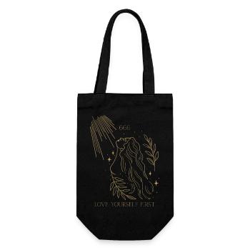 Or Fine Line Femme Soleil 666 – Aimez-vous d’abord - Sac à bouteille - noir - Devant
