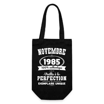 Anniversaire 40 ans - Novembre 1985 Perfection - Sac à bouteille - noir - Devant