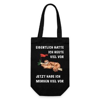 En fait, j’avais beaucoup à faire aujourd’hui. - Sac à bouteille - noir - Devant