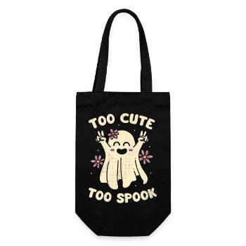Trop mignon trop effrayant - Sac à bouteille - noir - Devant