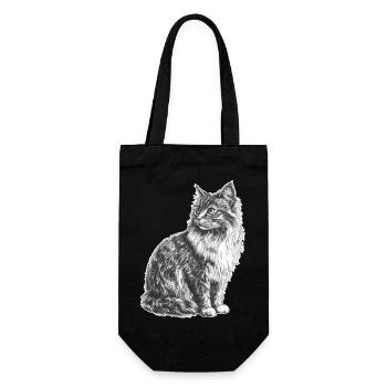Chat - Sac à bouteille - noir - Devant