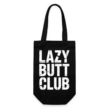 Entraînement de fitness à la salle de sport de Lazybuttclub - Sac à bouteille - noir - Devant