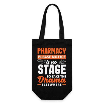 Pharmacist Pharmaceutical Technical - Gift Bag for Bottles - black - Front