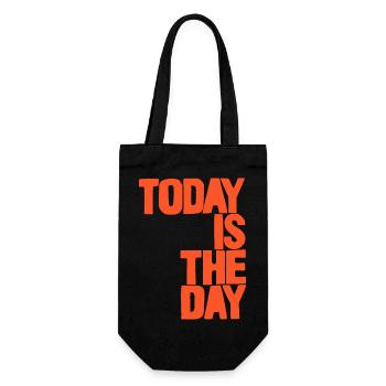 Today is the day - Gift Bag for Bottles - black - Front