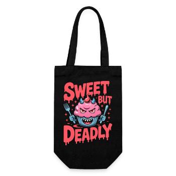 Cupcake Diabolique: Douce Menace - Sac à bouteille - noir - Devant