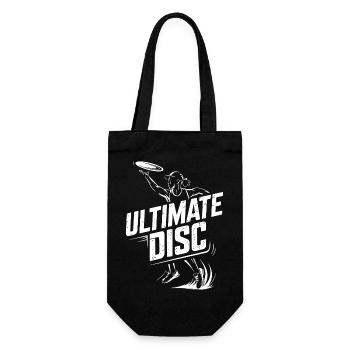 Action de lancer pour le joueur ultime de Frisbee Disc - Sac à bouteille - noir - Devant