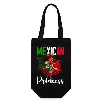 Mexiko Stolz & Heimat Mexikaner Mexico Flagge - Geschenkbeutel für Flaschen - Schwarz - Vorne