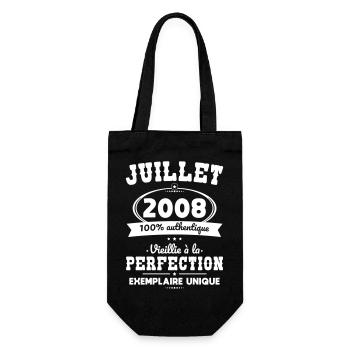Anniversaire 18 ans - Juillet 2008 Perfection - Sac à bouteille - noir - Devant