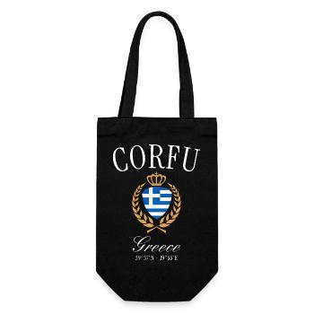 Armoiries de la Couronne d’Antiparos Grec Souvenir de voyage - Sac à bouteille - noir - Devant