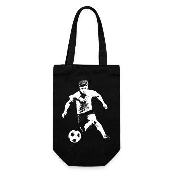 Footballer - Gift Bag for Bottles - black - Front
