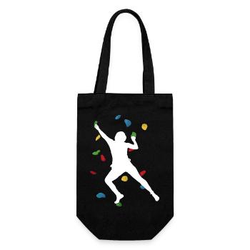 Grimpe Man White – Style Bloc - Sac à bouteille - noir - Devant